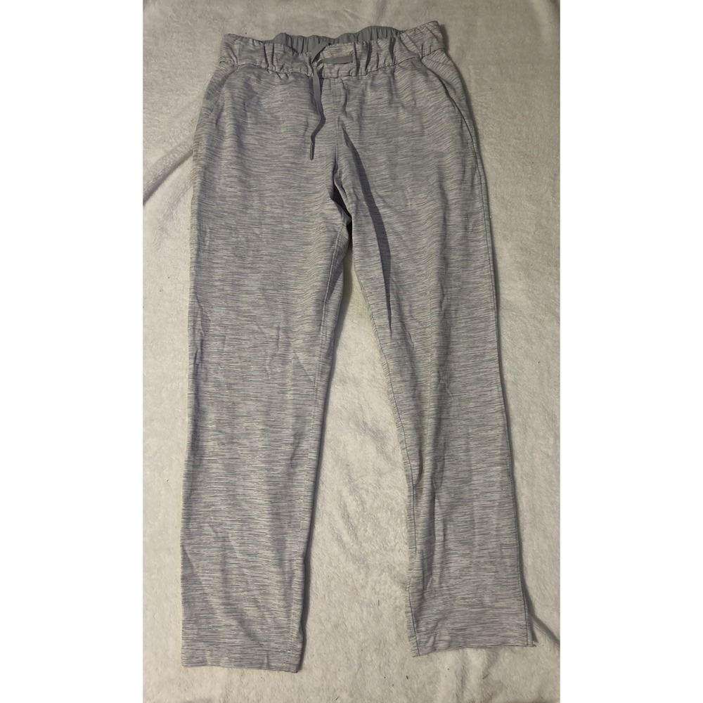 Lululemon Pants Womens 6‎ On The Fly 27" Straight Leg Pull On Athleisure Nimbus